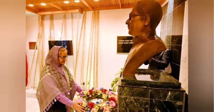 ওয়াশিংটনে বাংলাদেশ দূতাবাস পরিদর্শনে প্রধানমন্ত্রী