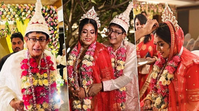 শ্রীময়ীর সঙ্গে সাত পাকে বাঁধা পড়লেন কাঞ্চন