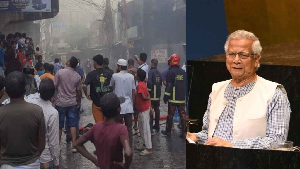 গাজীপুরে অগ্নিকাণ্ডে ৩ ফায়ার ফাইটারসহ ৪ জনের মৃত্যুতে প্রধান উপদেষ্টার শোক প্রকাশ গাজীপুরে অগ্নিকাণ্ডে ৩ ফায়ার ফাইটারসহ ৪ জনের মৃত্যুতে প্রধান উপদেষ্টার শোক প্রকাশ