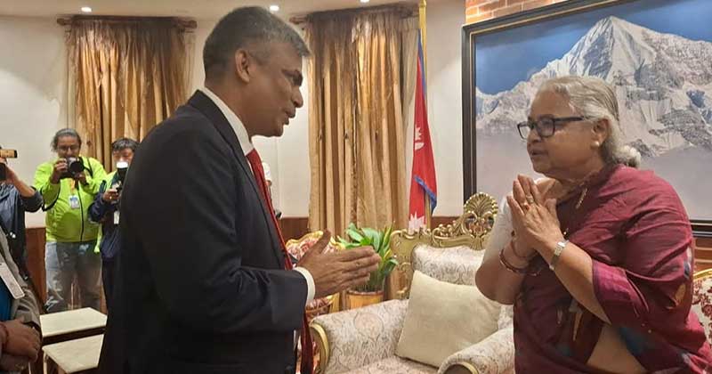 নেপালে অন্তর্বর্তী সরকারপ্রধানের শপথ অনুষ্ঠানে ছিলেন বাংলাদেশের রাষ্ট্রদূত নেপালে অন্তর্বর্তী সরকারপ্রধানের শপথ অনুষ্ঠানে ছিলেন বাংলাদেশের রাষ্ট্রদূত