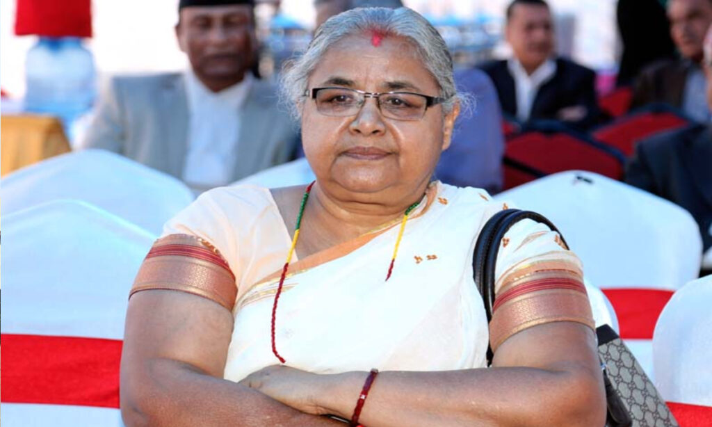নেপালের প্রধানমন্ত্রী হিসেবে আজ রাতে শপথ নিতে যাচ্ছেন সুশীলা কার্কি