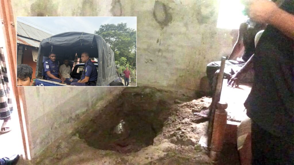 ময়মনসিংহে বাবা-মাকে হত্যার পর মাটিচাপা দেয়ার অভিযোগে একমাত্র ছেলে আটক