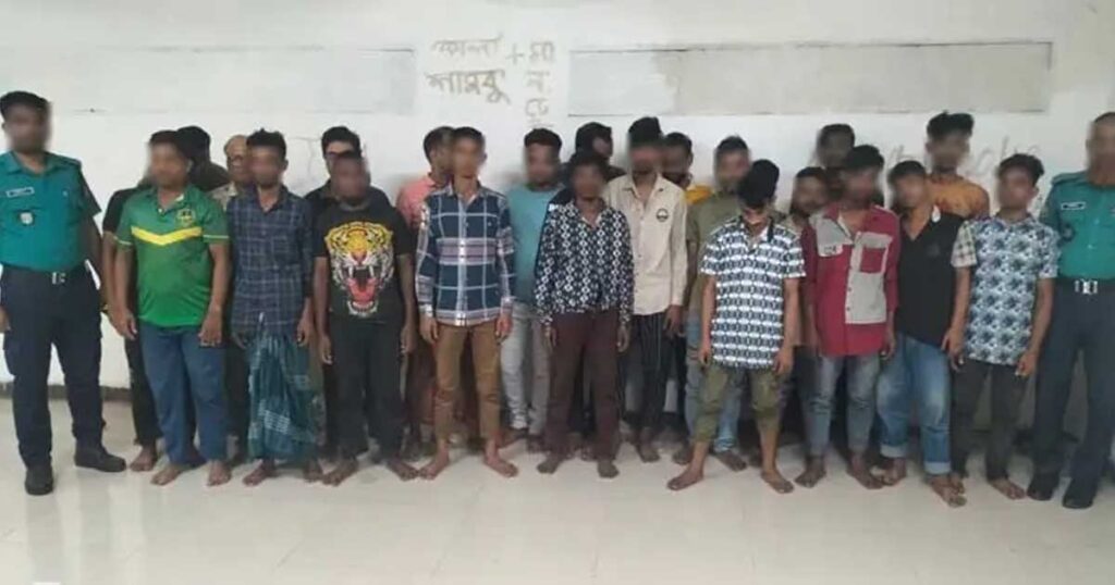 মোহাম্মদপুরের বিভিন্ন অপরাধ প্রবণ এলাকায় বিশেষ অভিযান, ২৭ জন গ্রেফতার