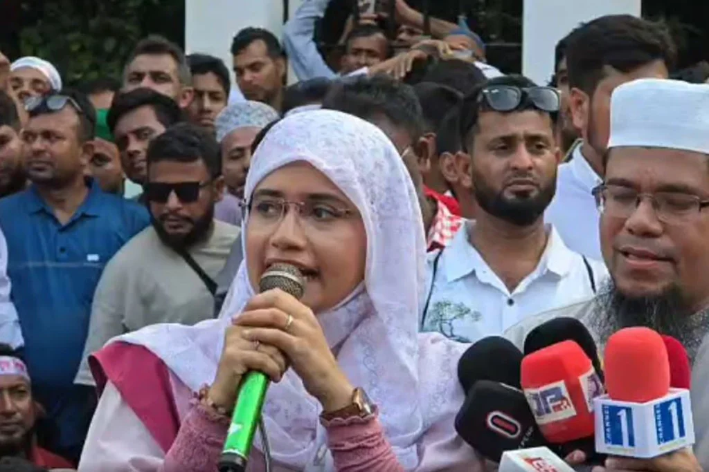 শিক্ষা উপদেষ্টার কঠোর সমালোচনা করলেন সামান্তা শারমিন শিক্ষা উপদেষ্টার কঠোর সমালোচনা করলেন সামান্তা শারমিন