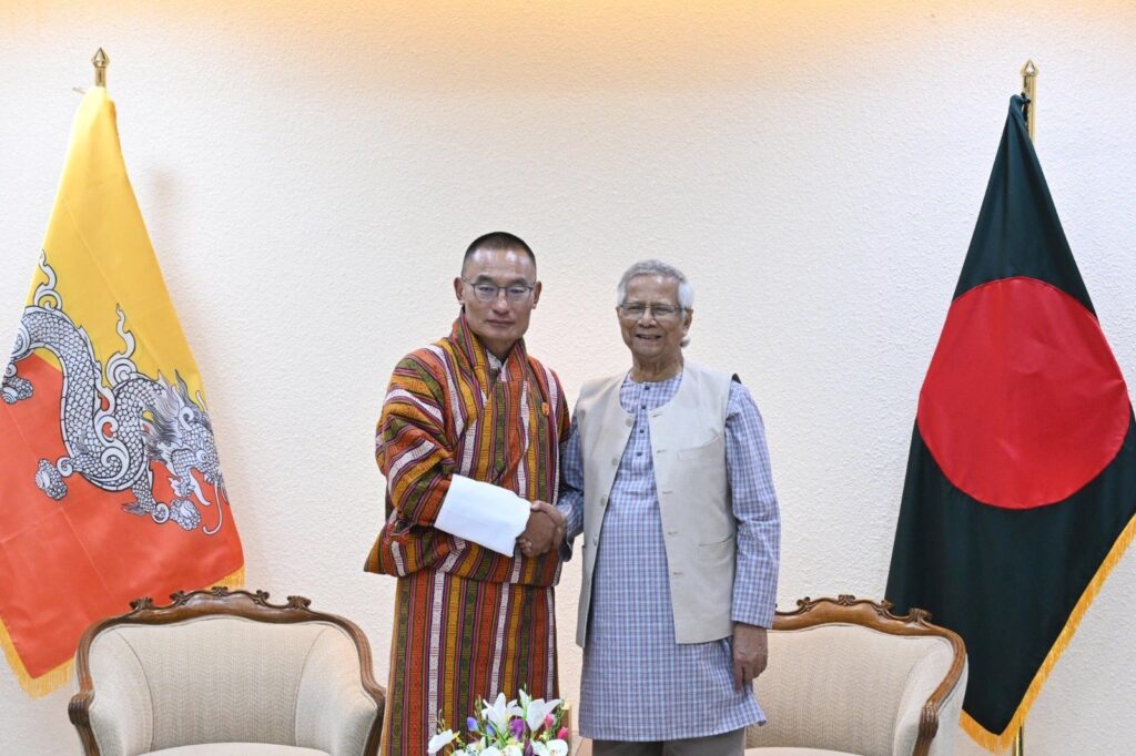 প্রধান উপদেষ্টার সঙ্গে ভুটানের প্রধানমন্ত্রীর দ্বিপাক্ষিক বৈঠক অনুষ্ঠিত