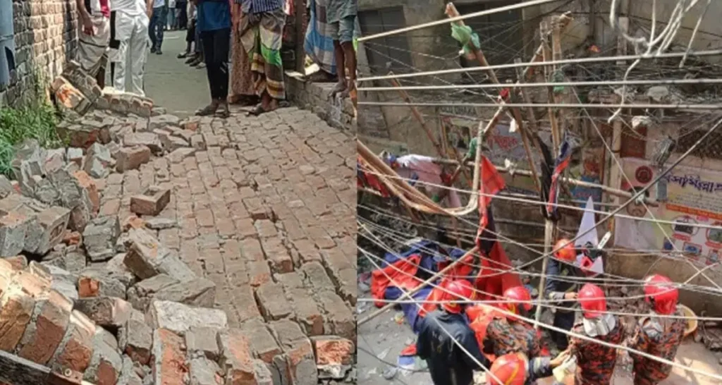 রাজধানীসহ দেশের বিভিন্ন স্থানে ভূমিকম্পে নিহত ৬, আহত শতাধিক রাজধানীসহ দেশের বিভিন্ন স্থানে ভূমিকম্পে নিহত ৬, আহত শতাধিক