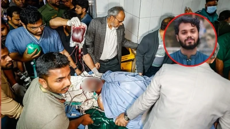 ওসমান হাদিকে নেওয়া হচ্ছে এভারকেয়ার হাসপাতালে ওসমান হাদিকে নেওয়া হচ্ছে এভারকেয়ার হাসপাতালে