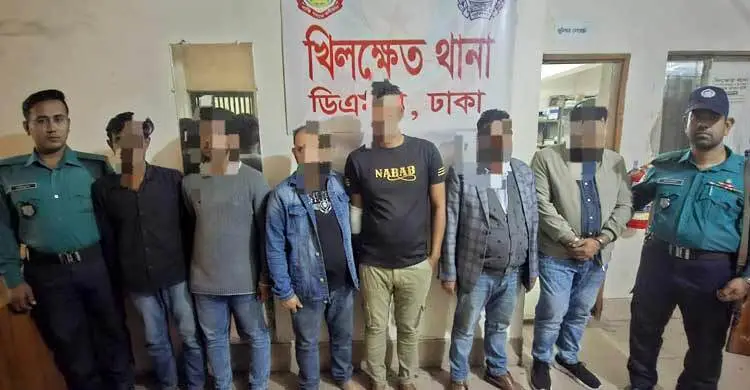 খিলক্ষেতে অপহৃত ব্যক্তি উদ্ধার, অপহরণে ব্যবহৃত গাড়িসহ গ্রেফতার ৭ খিলক্ষেতে অপহৃত ব্যক্তি উদ্ধার, অপহরণে ব্যবহৃত গাড়িসহ গ্রেফতার ৭