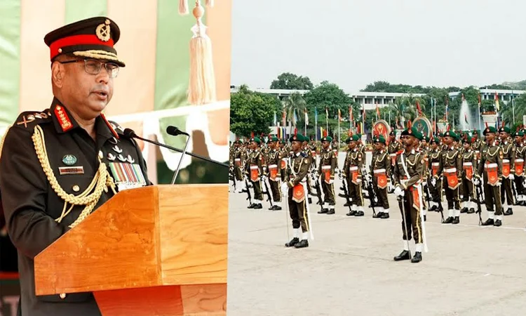 বাংলাদেশ মিলিটারি একাডেমিতে রাষ্ট্রপতি কুচকাওয়াজ অনুষ্ঠিত বাংলাদেশ মিলিটারি একাডেমিতে রাষ্ট্রপতি কুচকাওয়াজ অনুষ্ঠিত