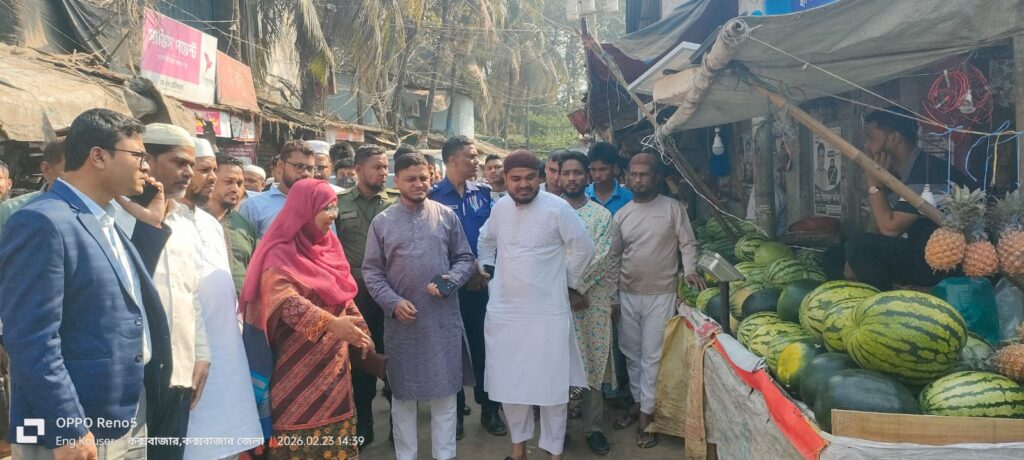 উখিয়ায় ইউএনও’র ঝটিকা অভিযান: বাজার মনিটরিং ও অবৈধ মাটি কাটায় ৫৮ হাজার টাকা জরিমানা