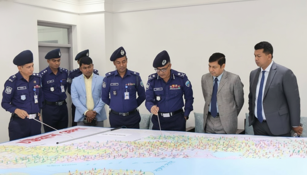 নির্বাচনকালীন পরিস্থিতি পর্যবেক্ষণে চট্টগ্রাম পুলিশের আধুনিক কমান্ড ও কন্ট্রোল রুম স্থাপন নির্বাচনকালীন পরিস্থিতি পর্যবেক্ষণে চট্টগ্রাম পুলিশের আধুনিক কমান্ড ও কন্ট্রোল রুম স্থাপন