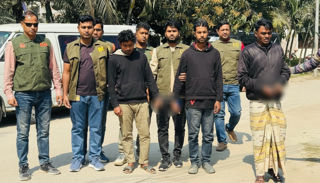 পাবনায় নির্বাচনের আগে এসএলআর ও পিস্তলসহ ৩ সন্ত্রাসী গ্রেপ্তার