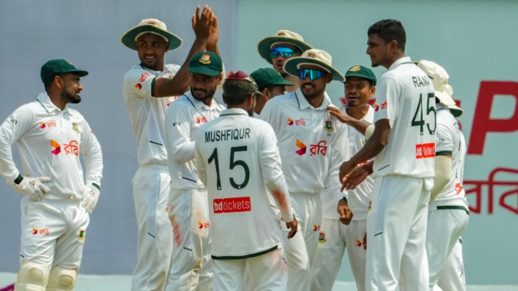 সিলেট টেস্টে জয়ের পথে বাংলাদেশ, ইতিহাস গড়তে প্রয়োজন ৩ উইকেট
