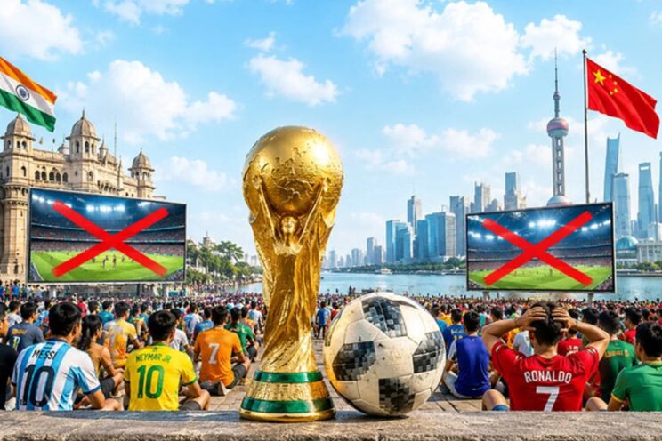 ২০২৬ বিশ্বকাপ সম্প্রচার নিয়ে ভারত ও চীনে চরম অনিশ্চয়তা ২০২৬ বিশ্বকাপ সম্প্রচার নিয়ে ভারত ও চীনে চরম অনিশ্চয়তা