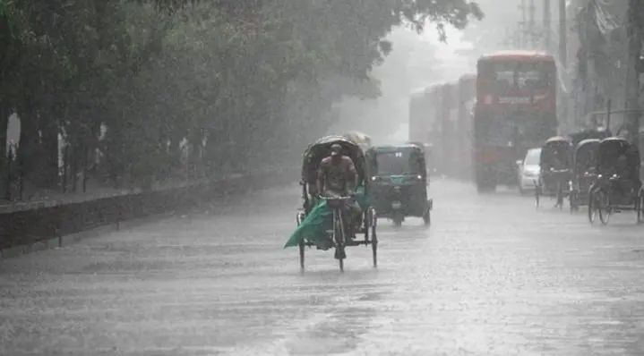 ঢাকার তাপমাত্রা বৃদ্ধির আভাস ও সারাদেশে বজ্রবৃষ্টির সম্ভাবনা ঢাকার তাপমাত্রা বৃদ্ধির আভাস ও সারাদেশে বজ্রবৃষ্টির সম্ভাবনা