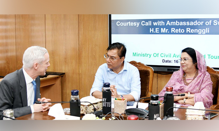 শাহজালাল বিমানবন্দরে গ্রাউন্ড হ্যান্ডলিংয়ে আগ্রহী সুইস কোম্পানি সুইচপোর্ট শাহজালাল বিমানবন্দরে গ্রাউন্ড হ্যান্ডলিংয়ে আগ্রহী সুইস কোম্পানি সুইচপোর্ট