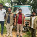 উখিয়ায় পাহাড় কাটার সময় বনবিভাগের অভিযানে ডাম্পার জব্দ