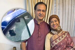 আসিফ আকবরের গাড়ি লক্ষ্য করে গুলি, স্বামীর নিরাপত্তা নিয়ে যা বললেন স্ত্রী