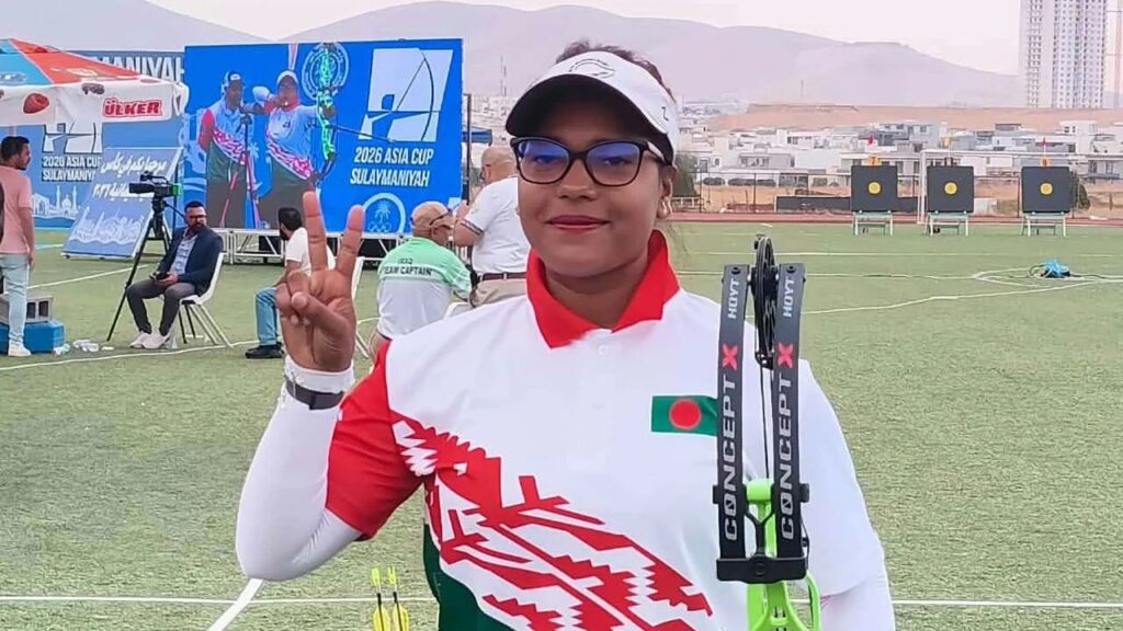এশিয়া কাপ আরচারিতে বন্যার সোনালি ইতিহাস: ব্যক্তিগত ইভেন্টে স্বর্ণ জিতে বাংলাদেশের হ্যাট্রিক পূরণ এশিয়া কাপ আরচারিতে বন্যার সোনালি ইতিহাস: ব্যক্তিগত ইভেন্টে স্বর্ণ জিতে বাংলাদেশের হ্যাট্রিক পূরণ