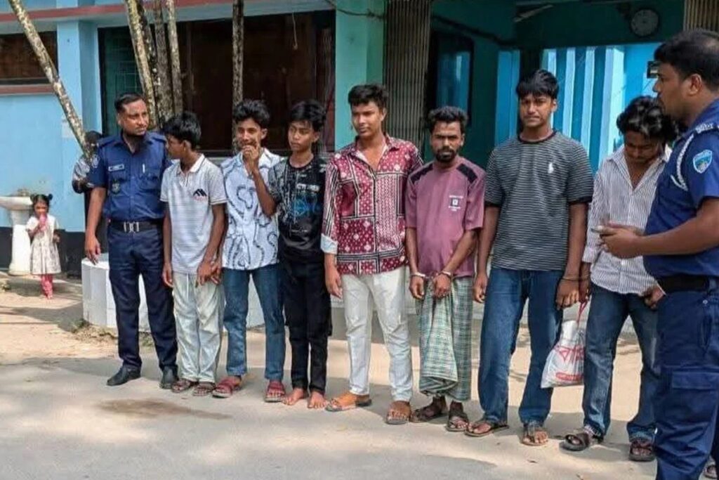 নোয়াখালীর বেগমগঞ্জে নিষিদ্ধ ছাত্রলীগের মিছিল থেকে ৮ জন গ্রেফতার