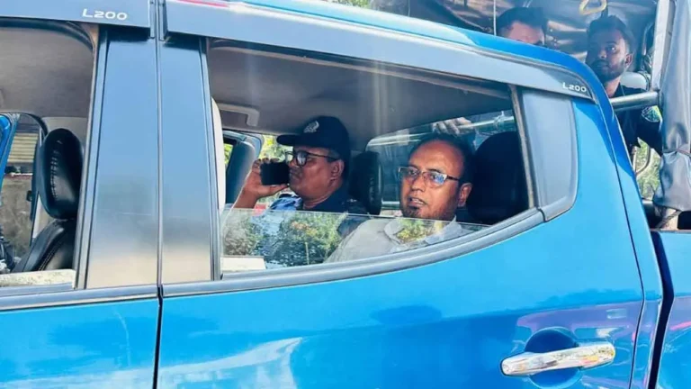 ভারতে পালানোর চেষ্টা পণ্ড: তামাবিল সীমান্তে জৈন্তাপুর আওয়ামী লীগ সভাপতি গ্রেফতার